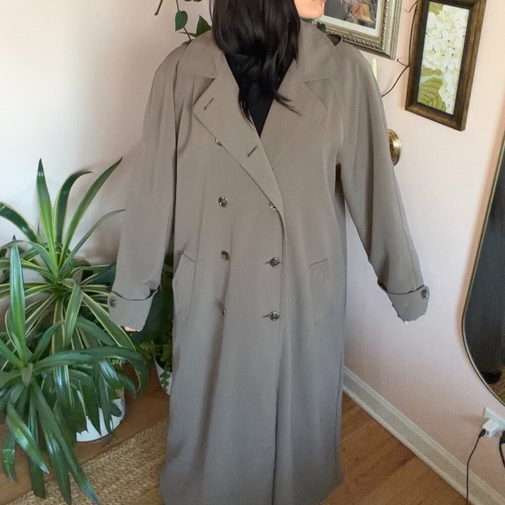 Gallery Trench Jacket in Olive
